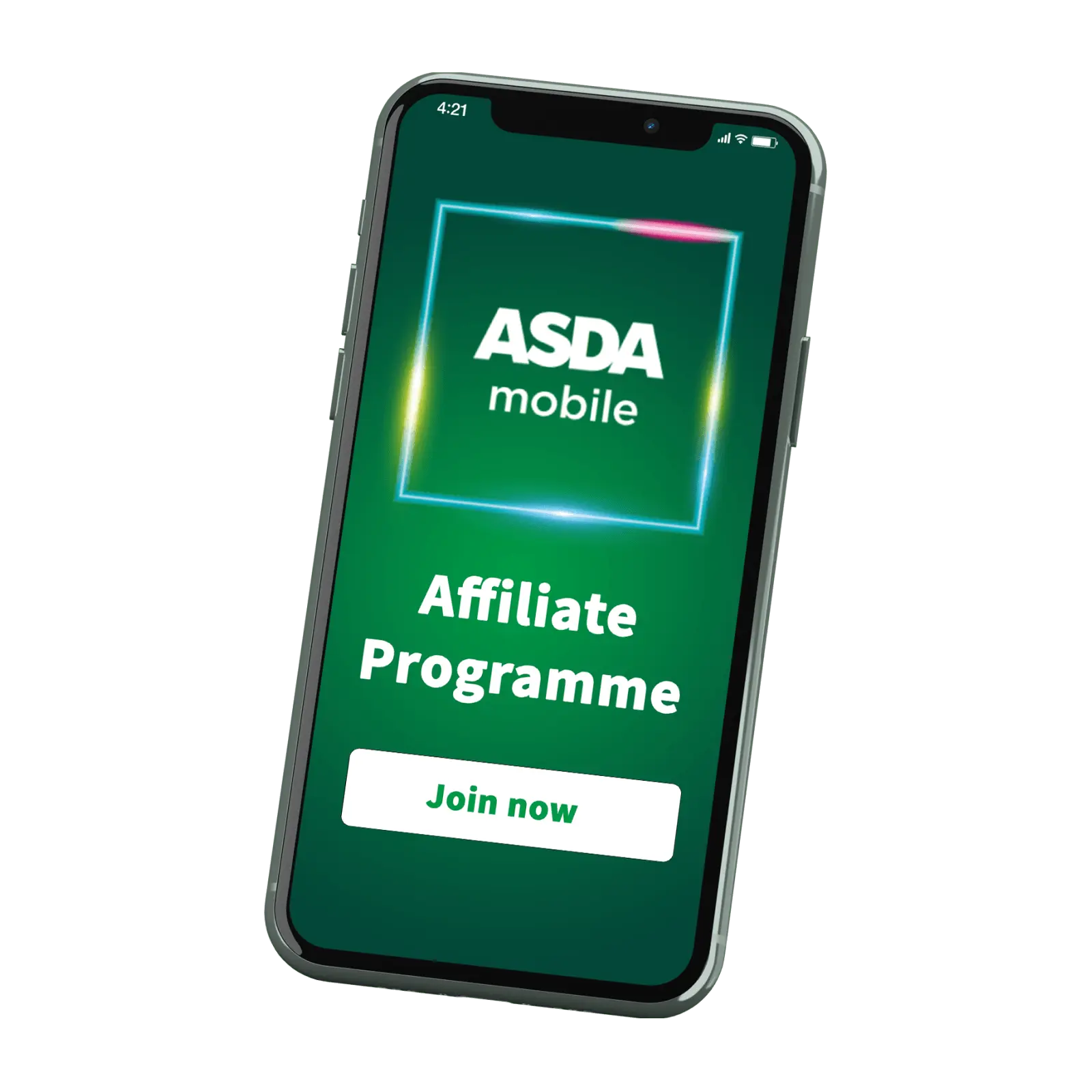 The usage page of the Asda Mobile app. Displaying how many minutes, texts and data the user has used.